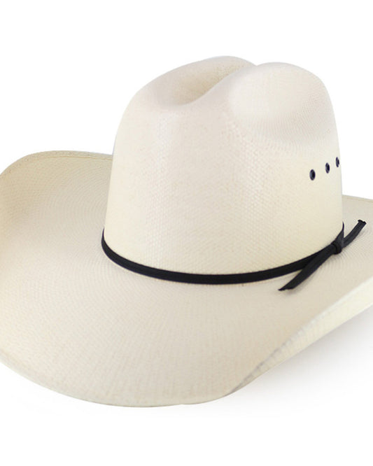 Tie Straw Cowboy Hat Natural
