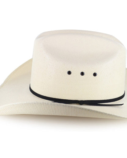 Tie Straw Cowboy Hat Natural
