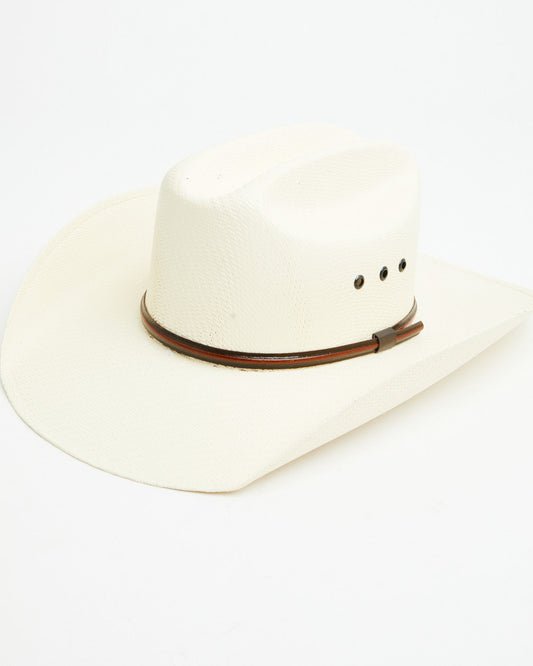 Double S 5X Straw Cowboy Hat Natural