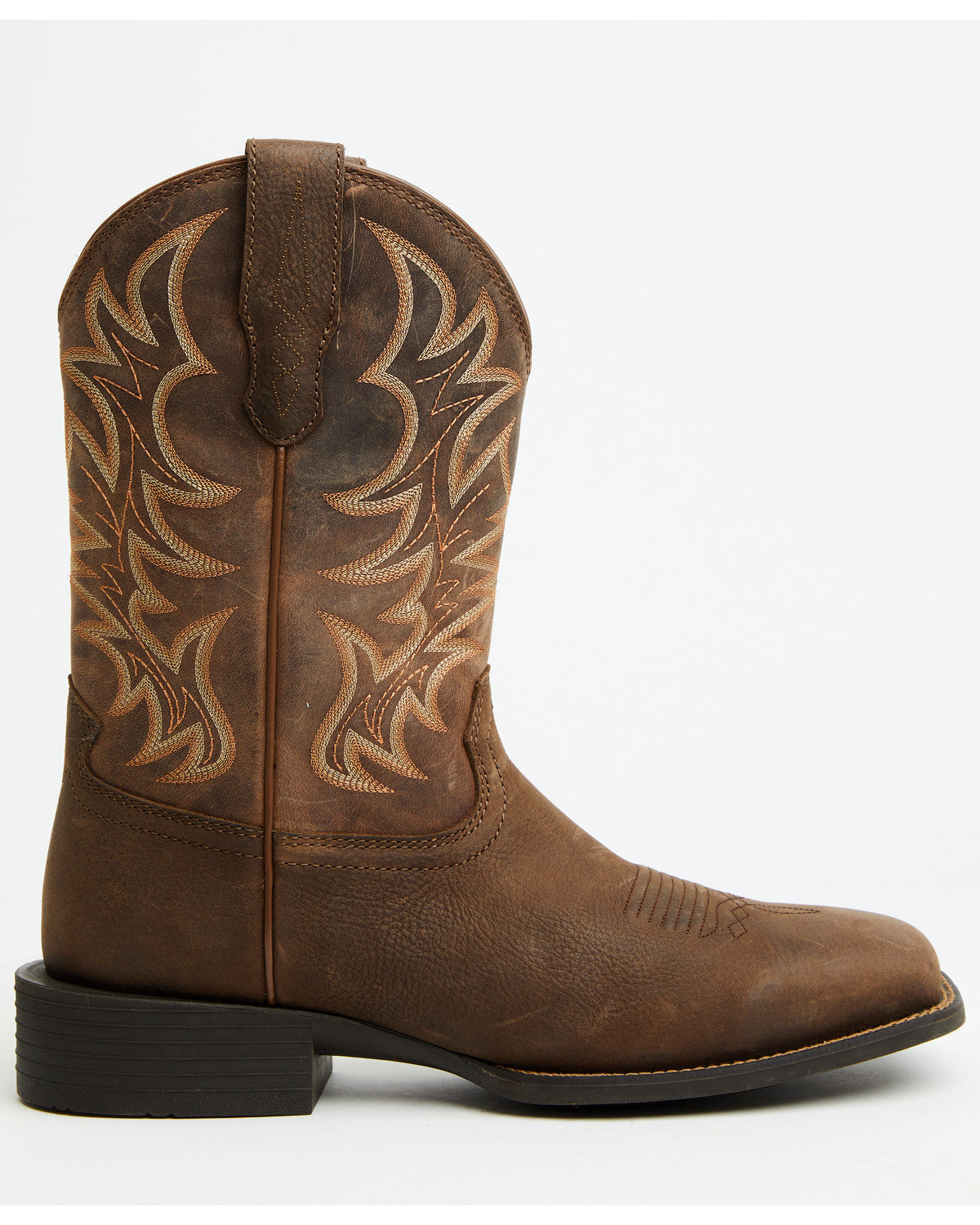 Men's Oath Performance Western Boots - Broad Square Toe Brown