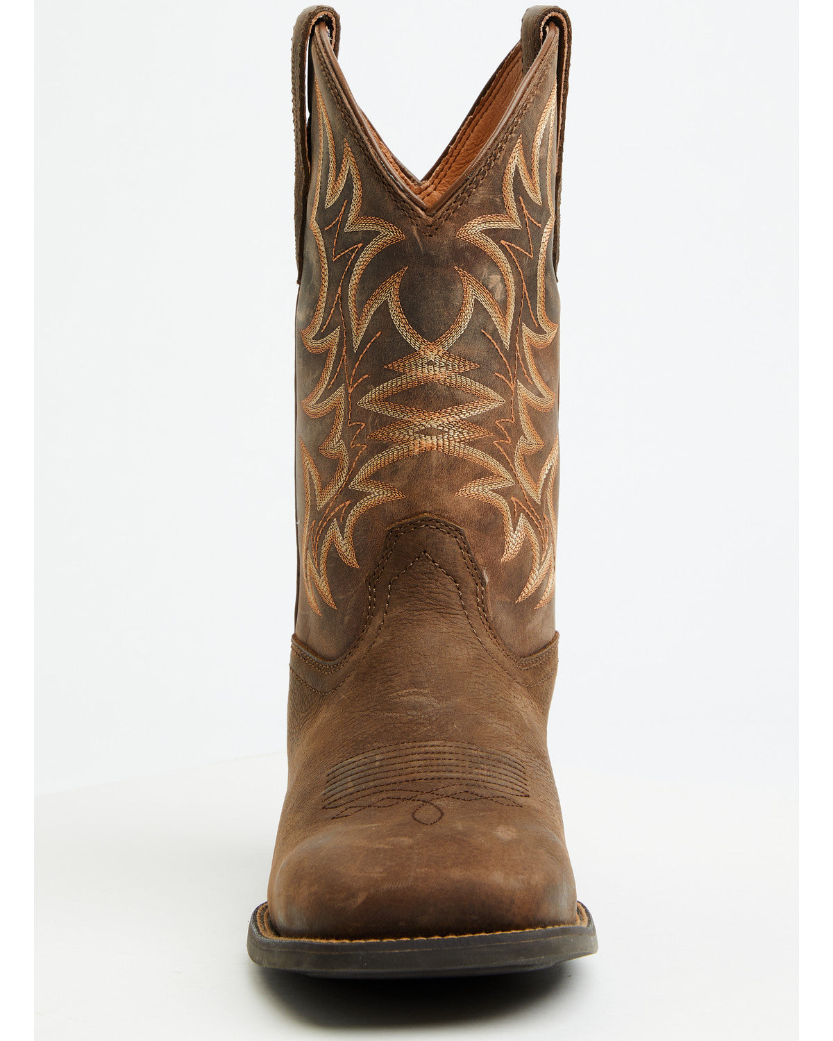 Men's Oath Performance Western Boots - Broad Square Toe Brown