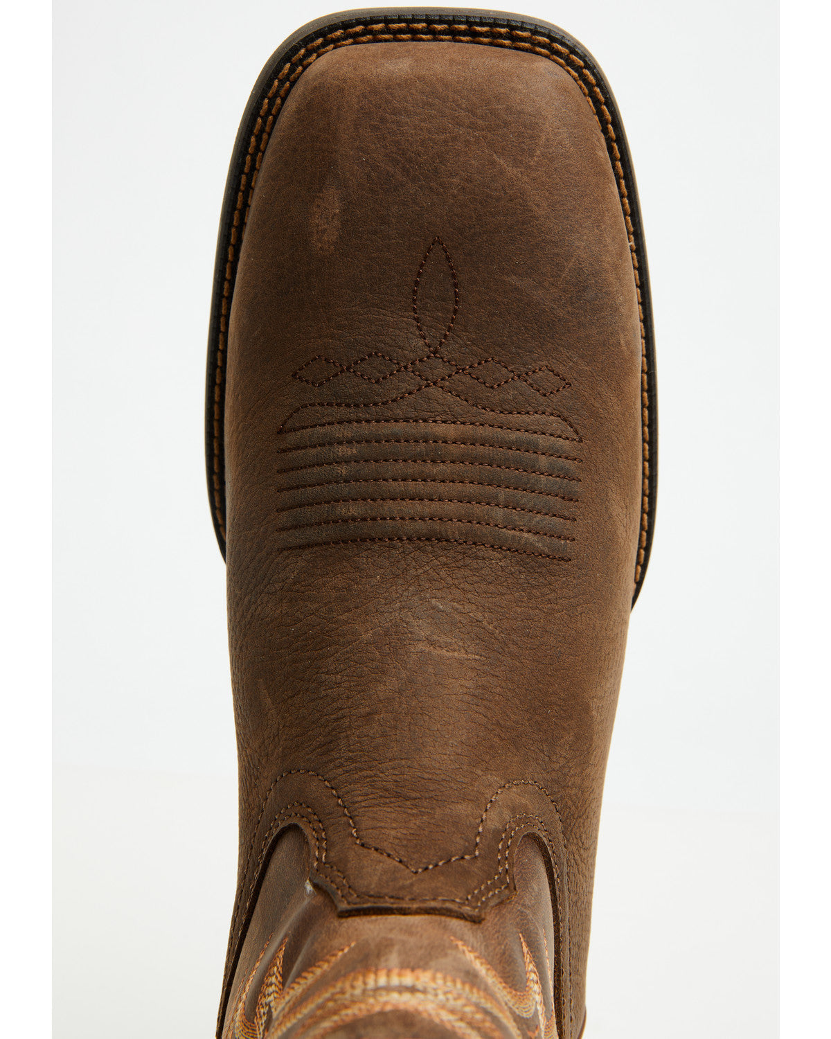 Men's Oath Performance Western Boots - Broad Square Toe Brown