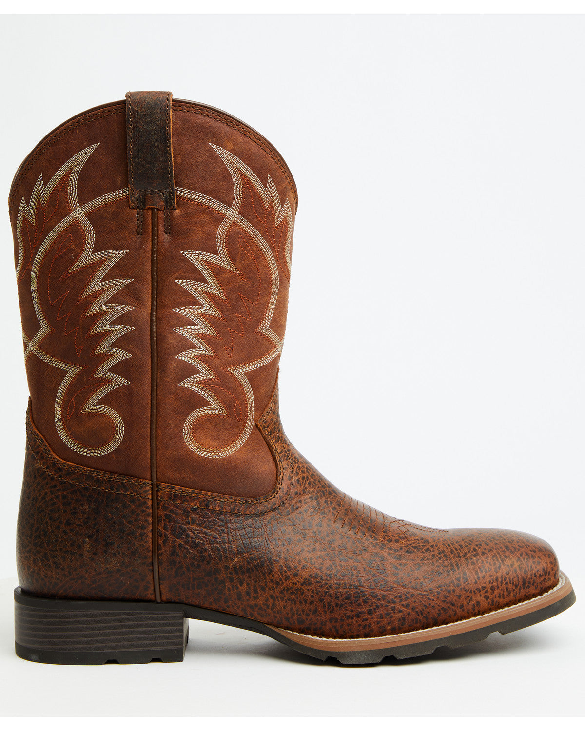 Men's Ranger Performance Western Boots - Broad Square Toe Brown