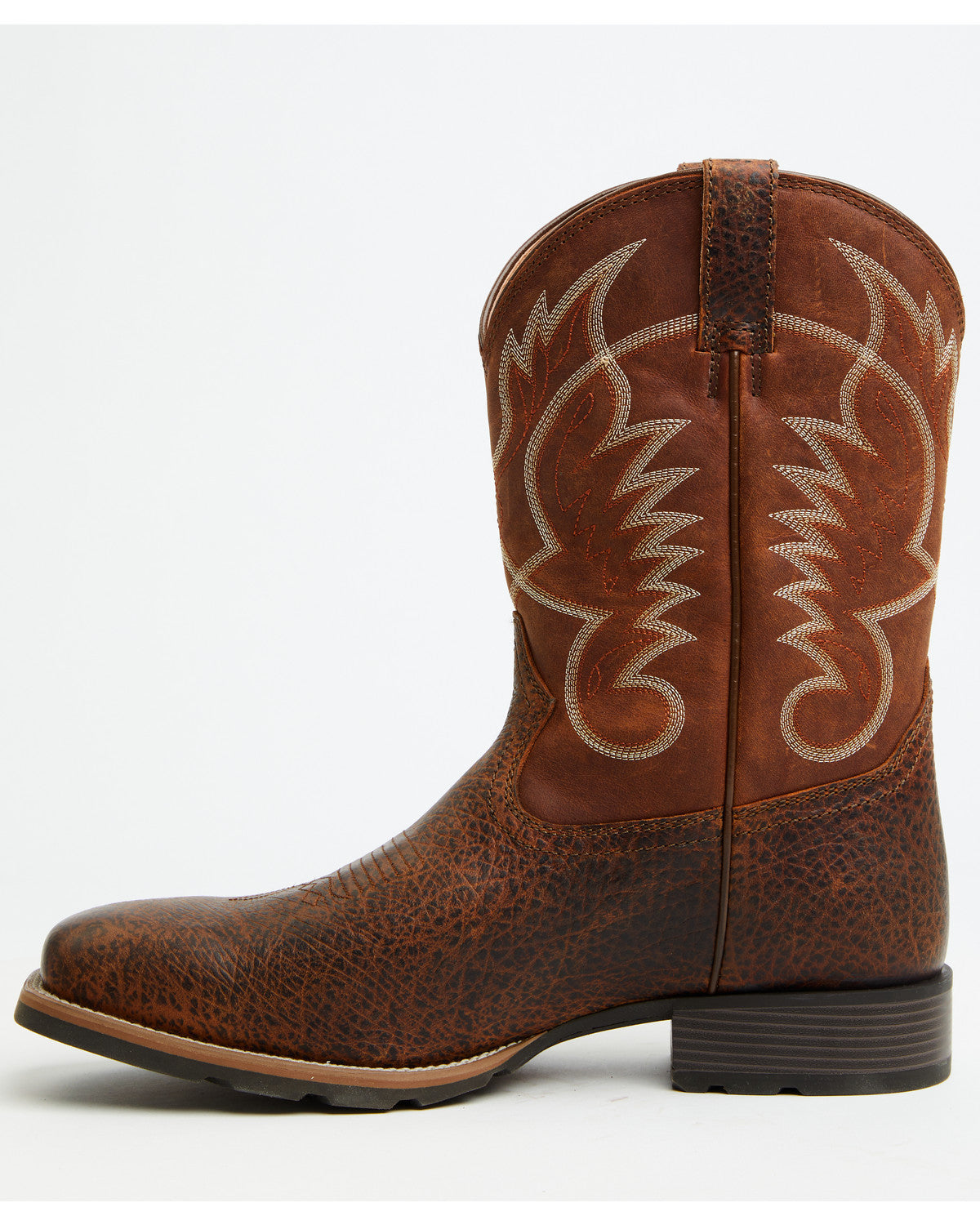 Men's Ranger Performance Western Boots - Broad Square Toe Brown