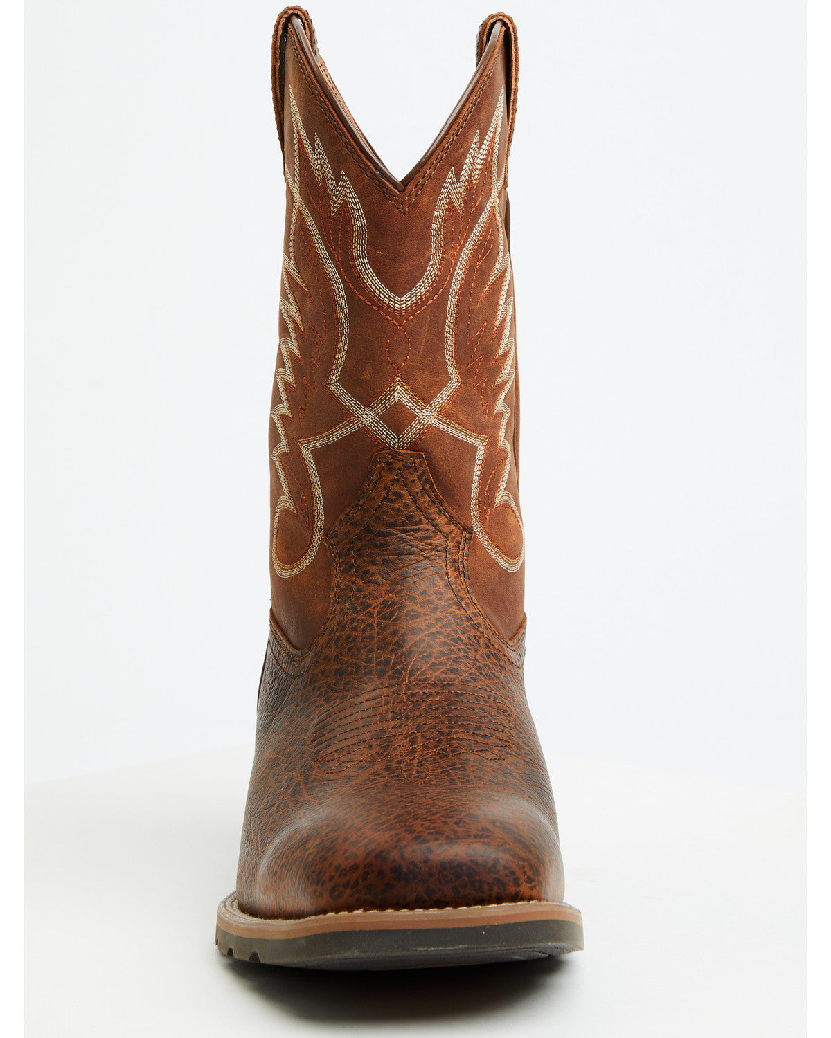 Men's Ranger Performance Western Boots - Broad Square Toe Brown