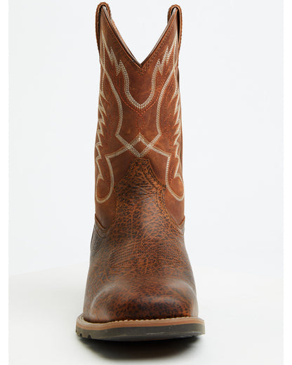 Men's Ranger Performance Western Boots - Broad Square Toe Brown