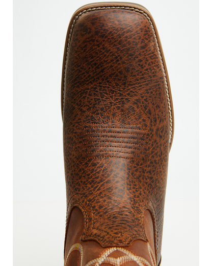 Men's Ranger Performance Western Boots - Broad Square Toe Brown