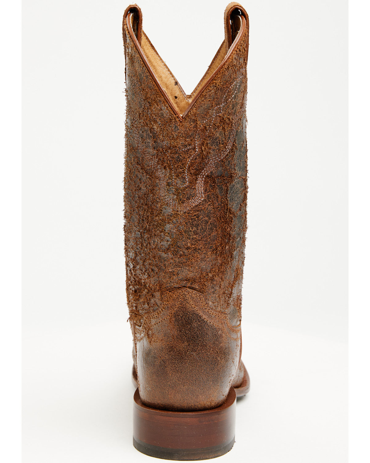 Men's Old Billy Western Boots - Broad Square Toe Brown