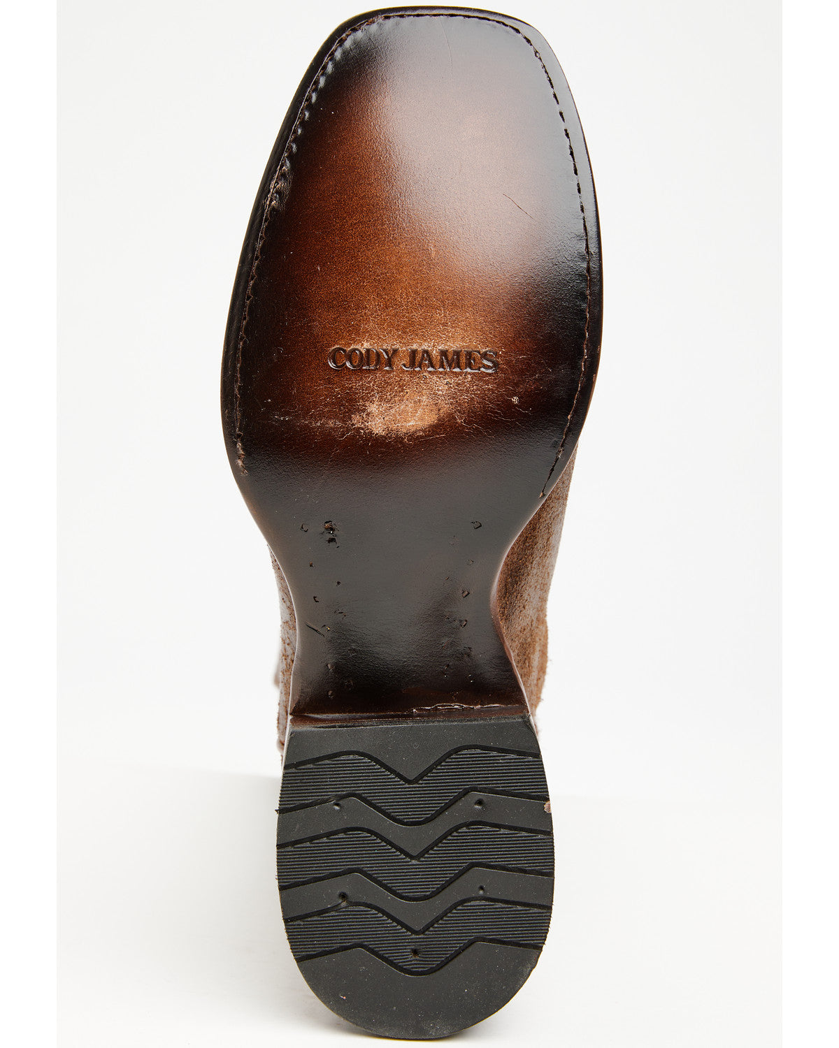 Men's Old Billy Western Boots - Broad Square Toe Brown