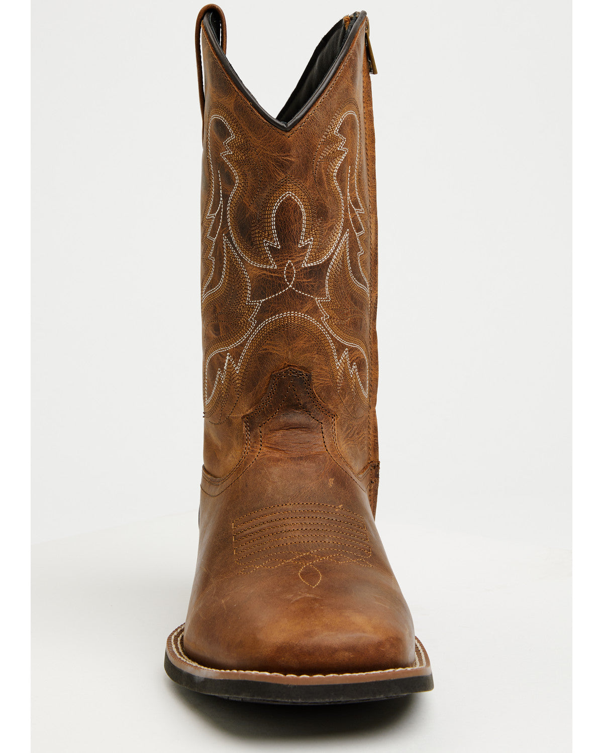 Men's Ace Zip Performance Western Boots - Broad Square Toe Tan