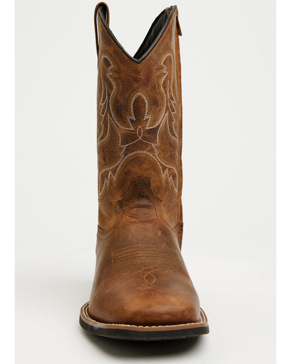 Men's Ace Zip Performance Western Boots - Broad Square Toe Tan