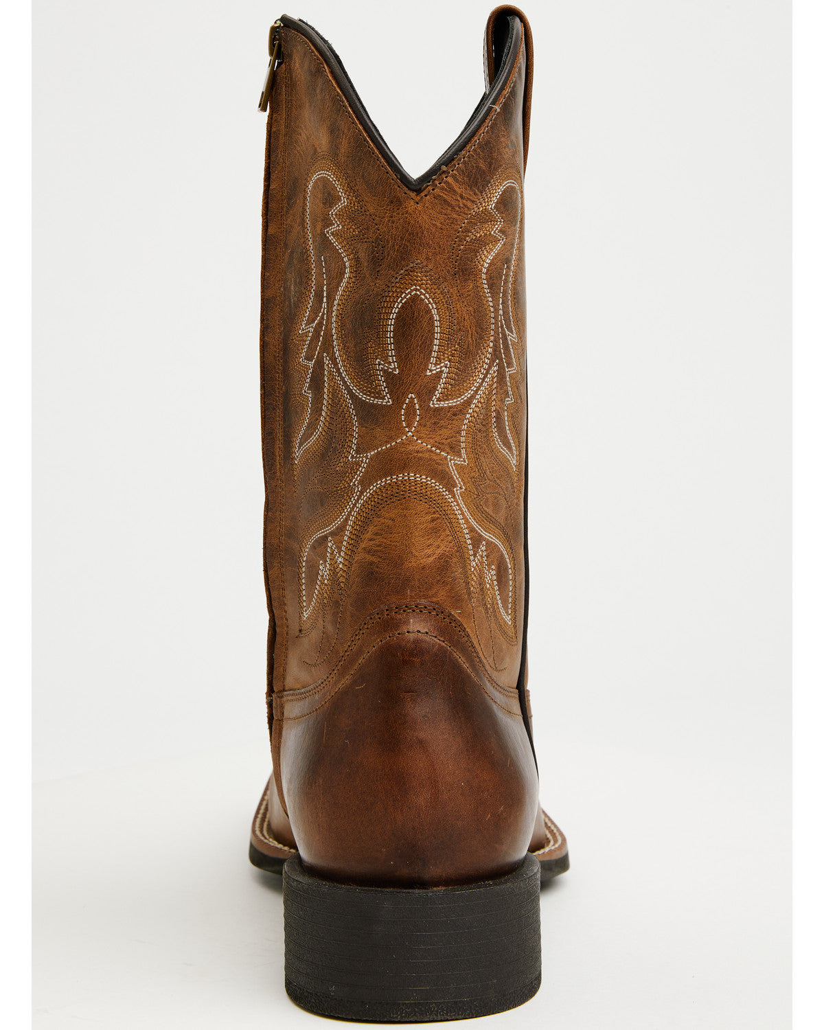 Men's Ace Zip Performance Western Boots - Broad Square Toe Tan