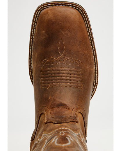 Men's Ace Zip Performance Western Boots - Broad Square Toe Tan