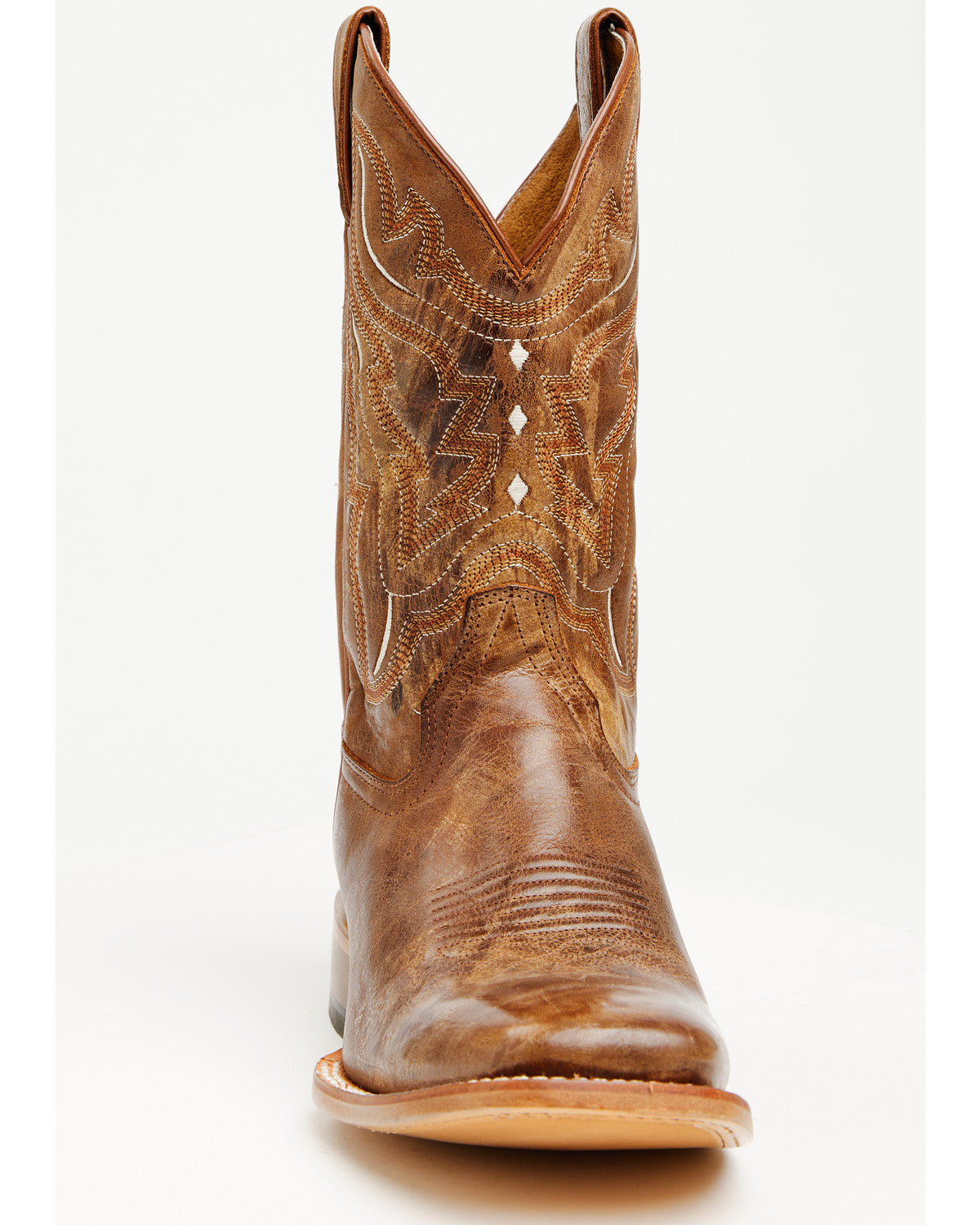 Men's The Backroad Western Boots - Broad Square Toe Brown