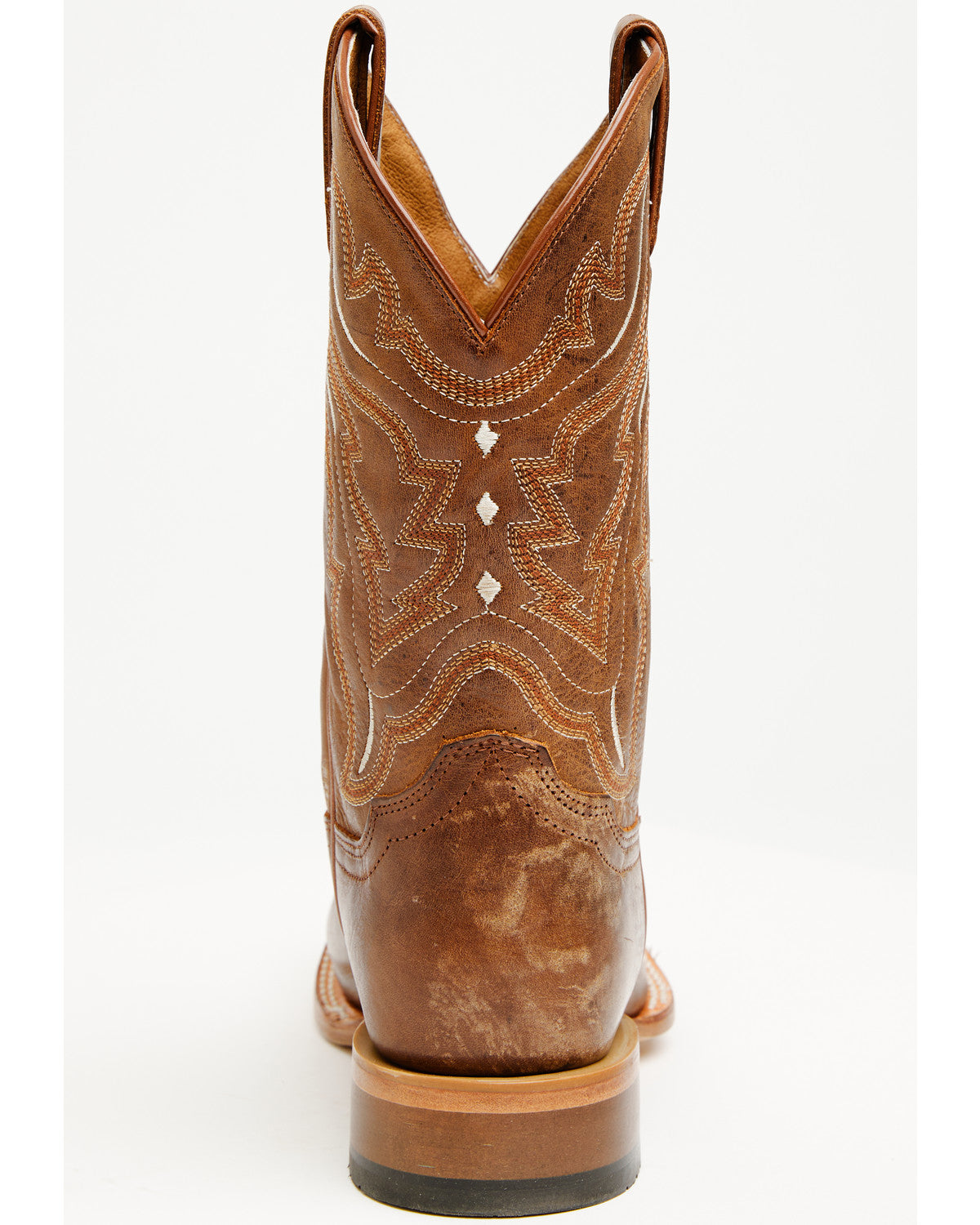 Men's The Backroad Western Boots - Broad Square Toe Brown