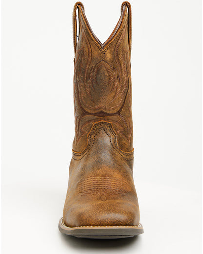 Men's Force Performance Western Boots - Broad Square Toe Tan