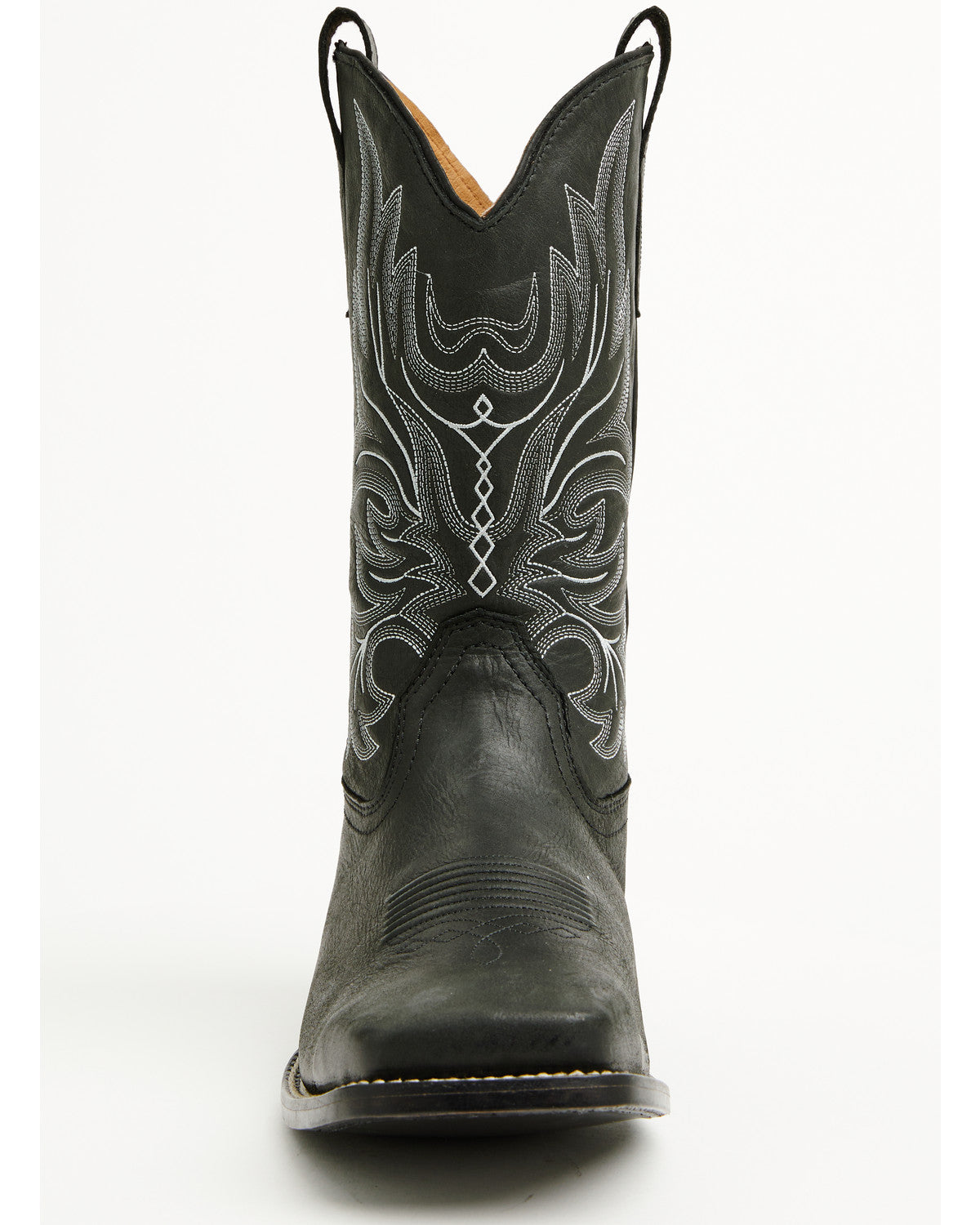Cush Core® Men's Spartan Western Boots - Broad Square Toe Black