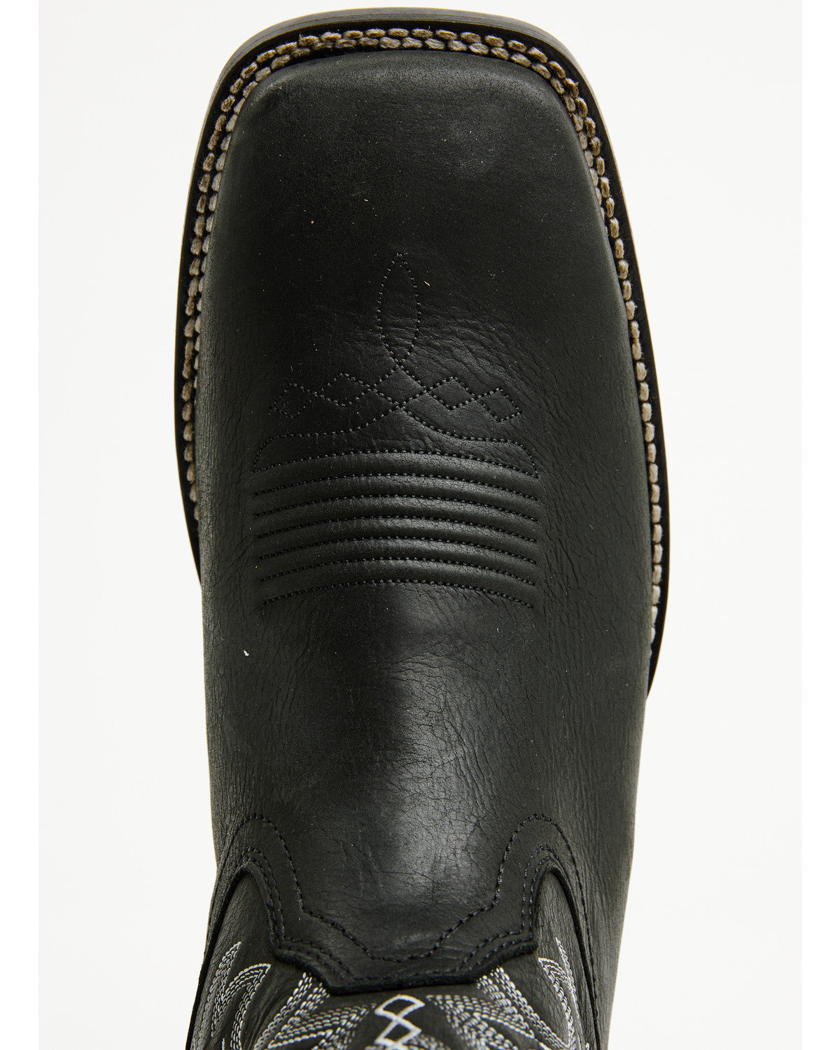 Cush Core® Men's Spartan Western Boots - Broad Square Toe Black