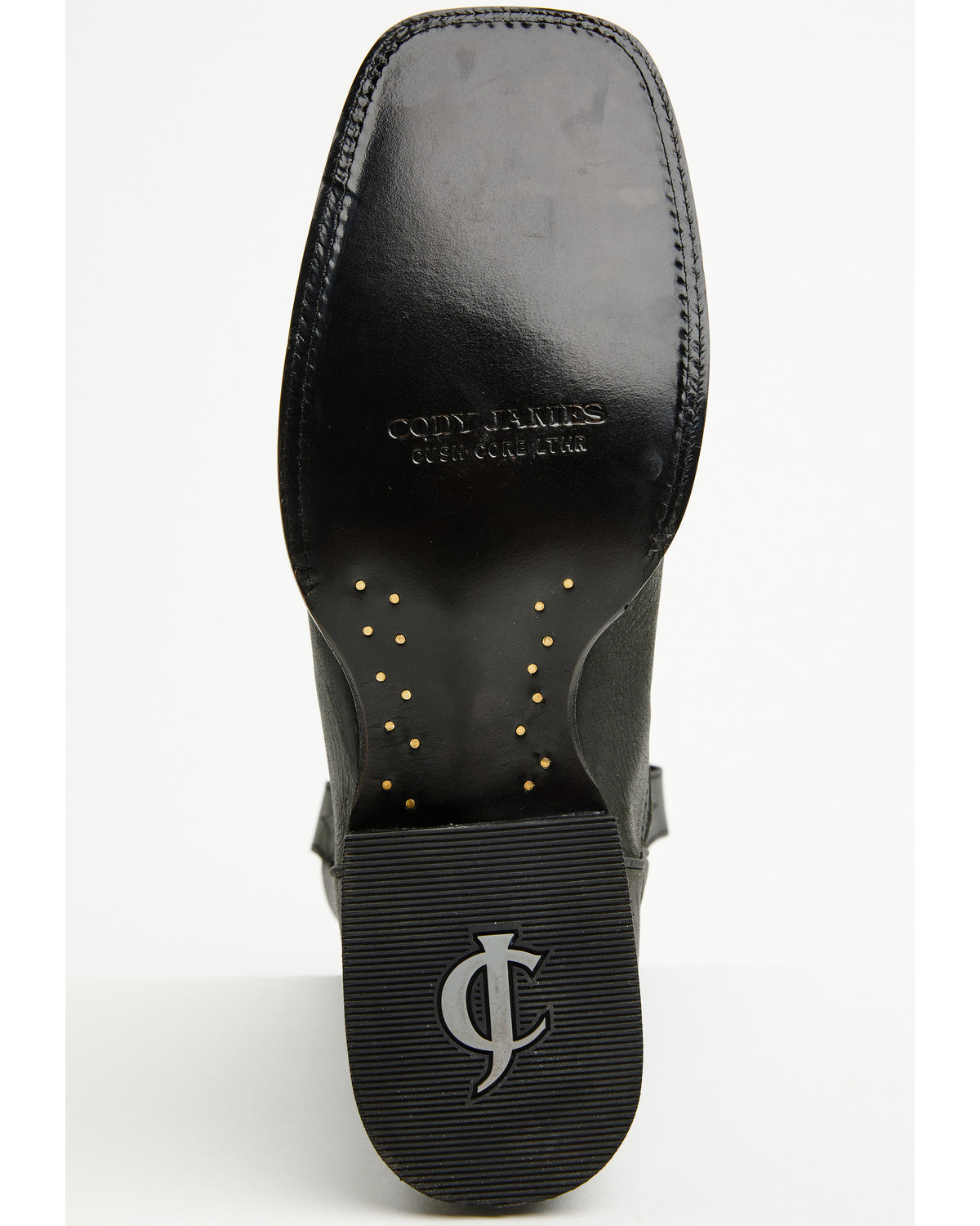 Cush Core® Men's Spartan Western Boots - Broad Square Toe Black