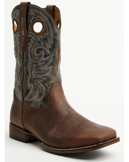 Men's Cush Core® The Chase Western Boots - Broad Square Toe Brown