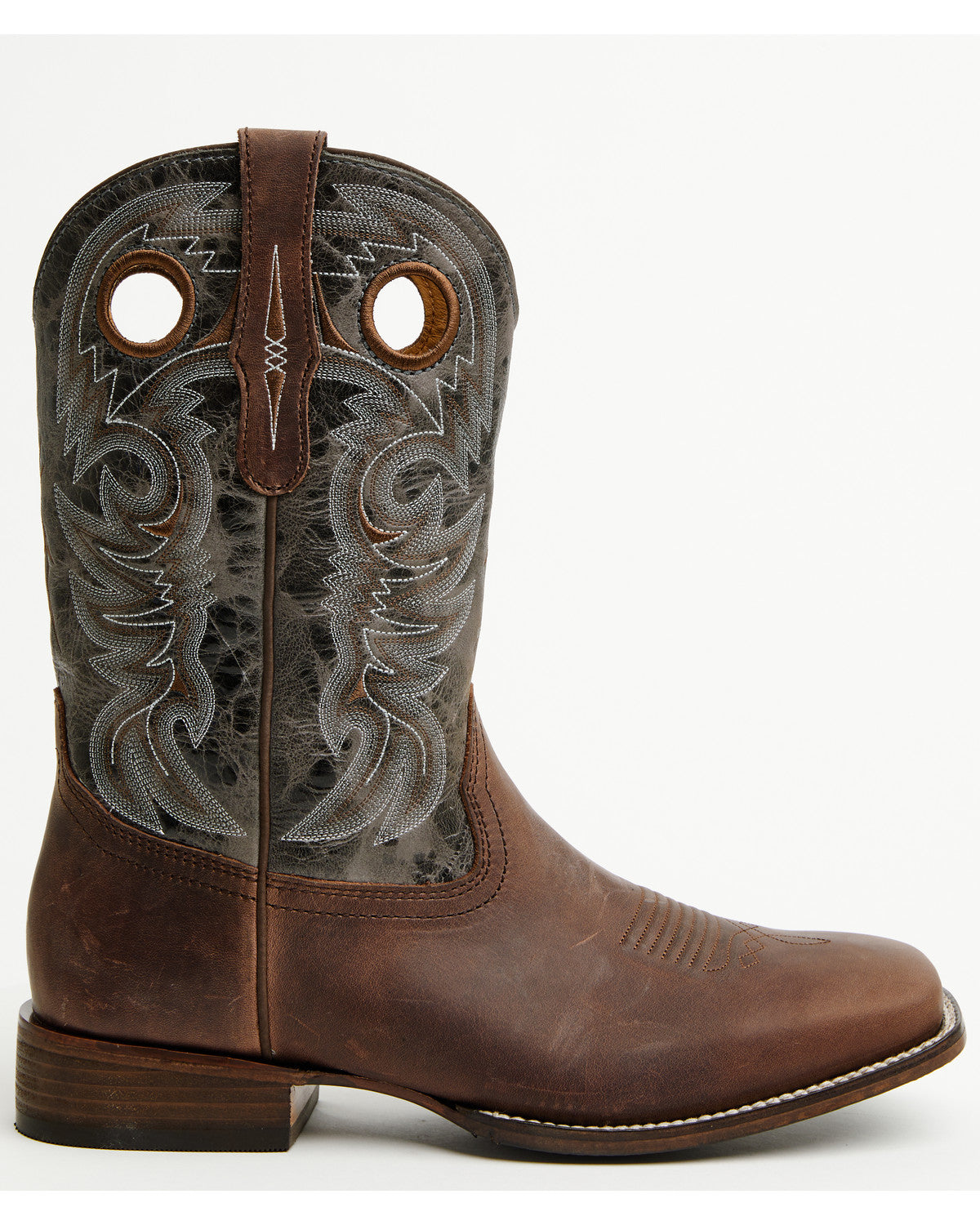 Men's Cush Core® The Chase Western Boots - Broad Square Toe Brown