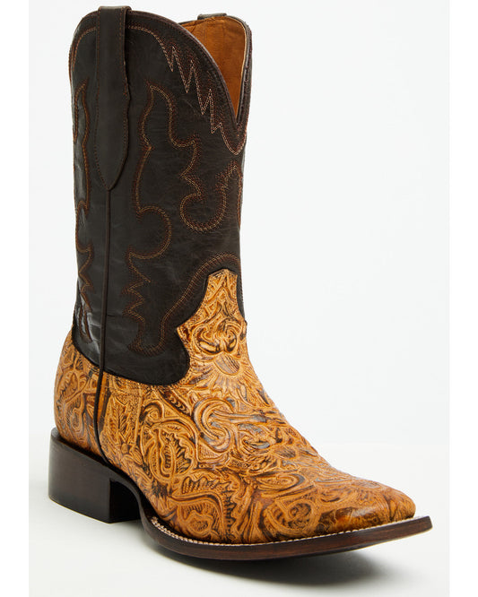Men's Solridge Western Boots - Broad Square Toe Tan