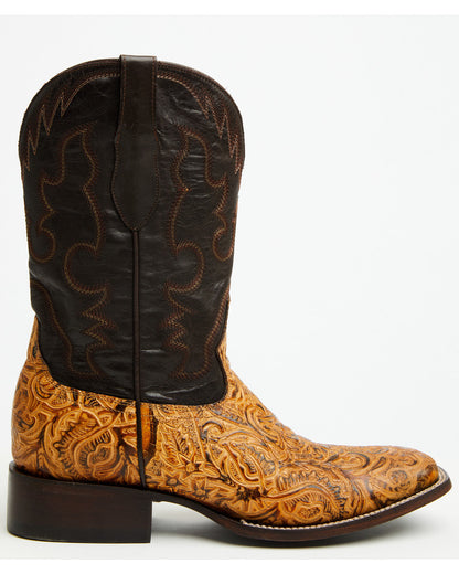 Men's Solridge Western Boots - Broad Square Toe Tan