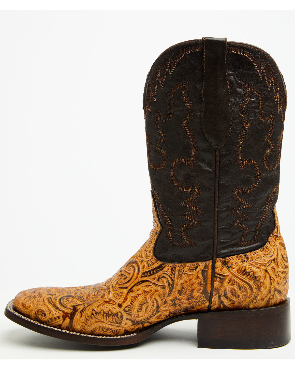 Men's Solridge Western Boots - Broad Square Toe Tan