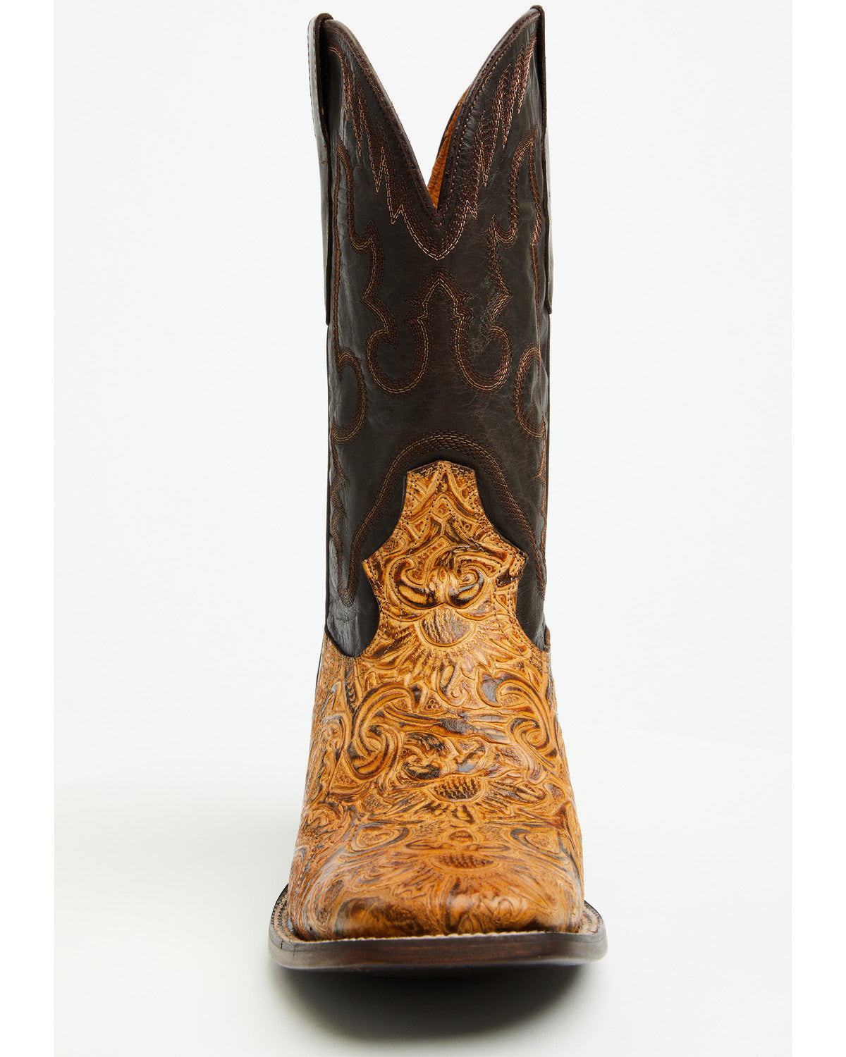 Men's Solridge Western Boots - Broad Square Toe Tan
