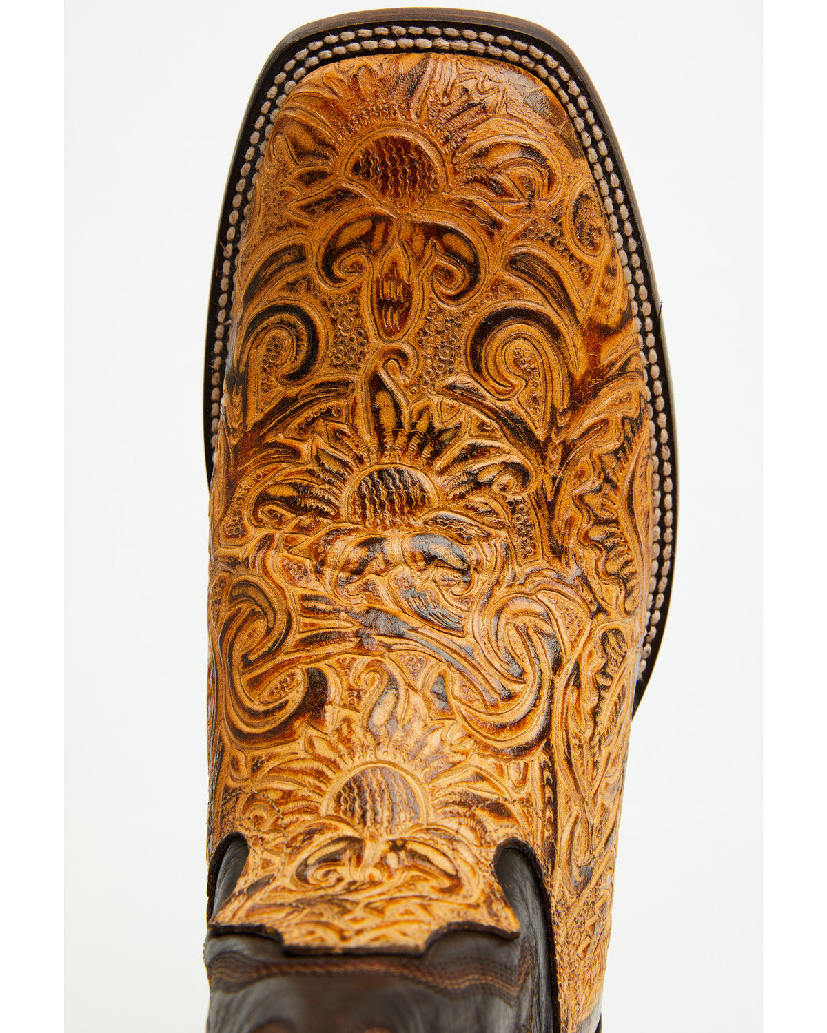 Men's Solridge Western Boots - Broad Square Toe Tan