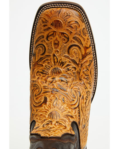 Men's Solridge Western Boots - Broad Square Toe Tan