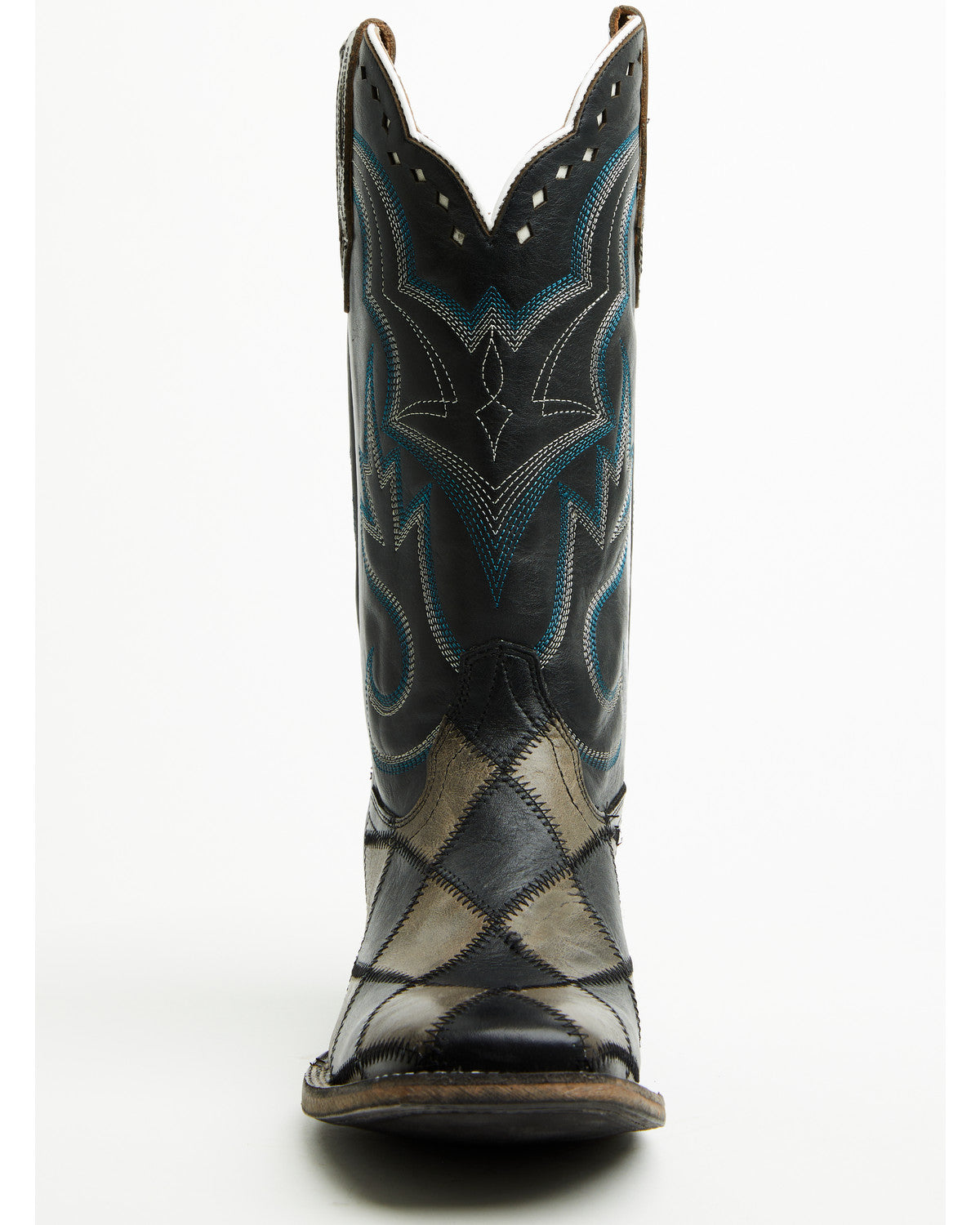 Men's Tomahawk Tall Western Boots - Broad Square Toe Black