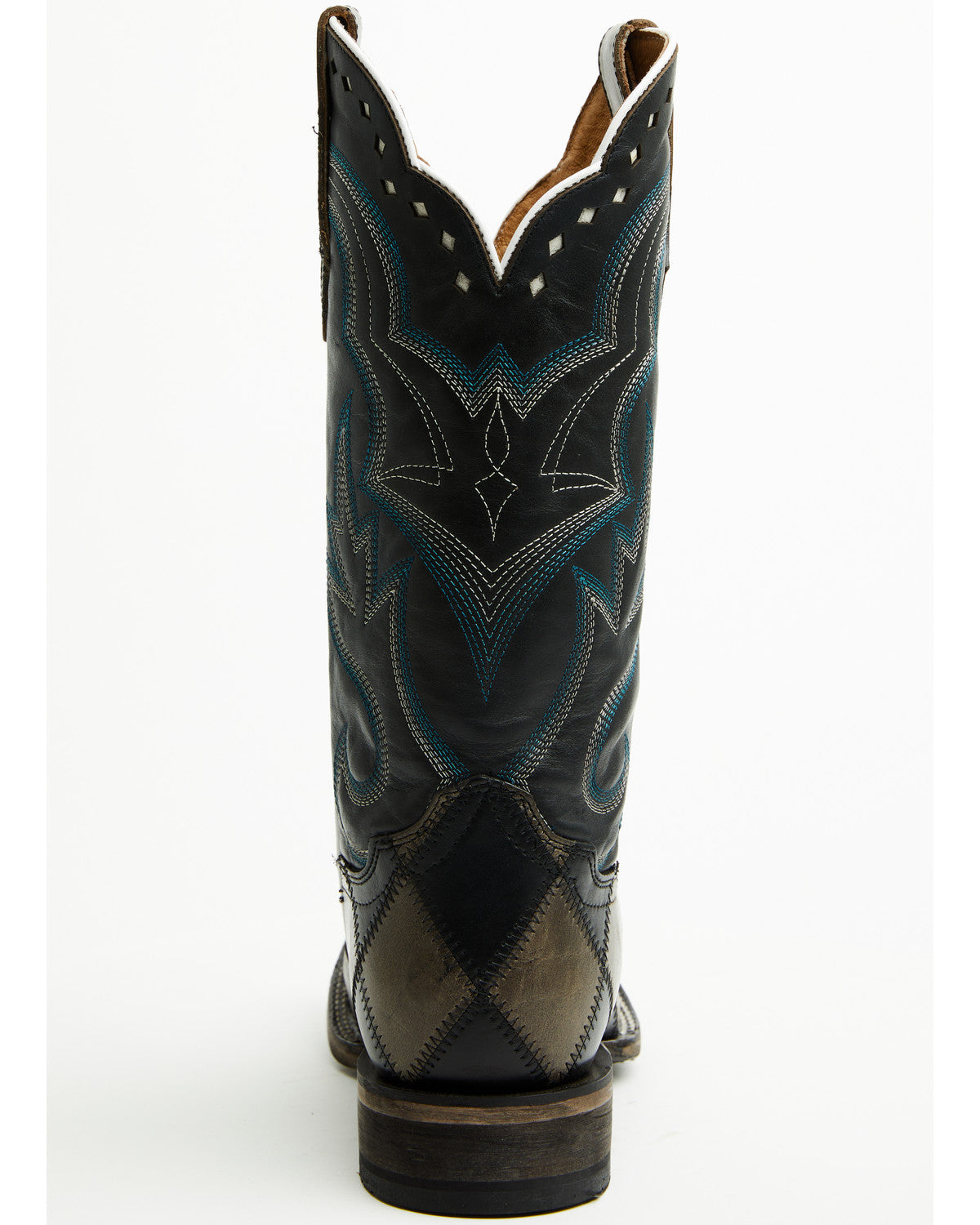 Men's Tomahawk Tall Western Boots - Broad Square Toe Black