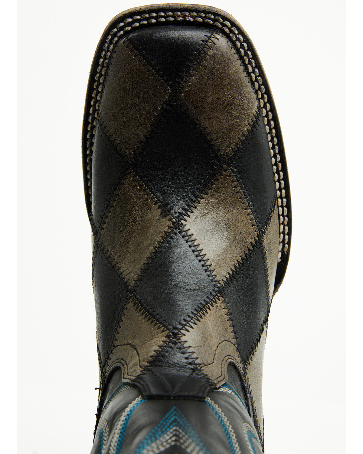 Men's Tomahawk Tall Western Boots - Broad Square Toe Black