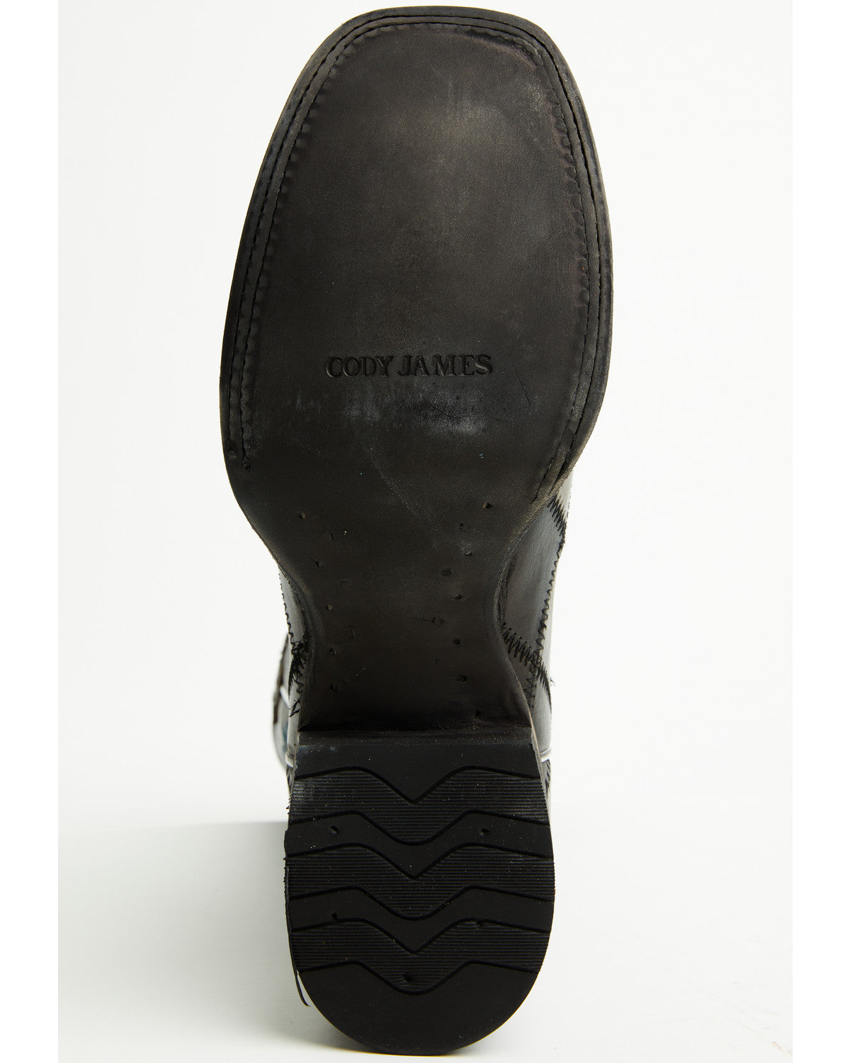 Men's Tomahawk Tall Western Boots - Broad Square Toe Black