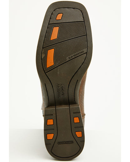 Cush Core® Men's Major Performance Western Boots - Broad Sq Brown
