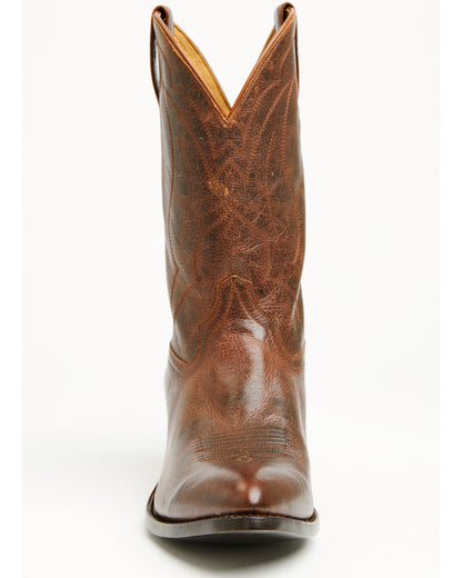 Men's Roland Western Boots - Round Toe Brown
