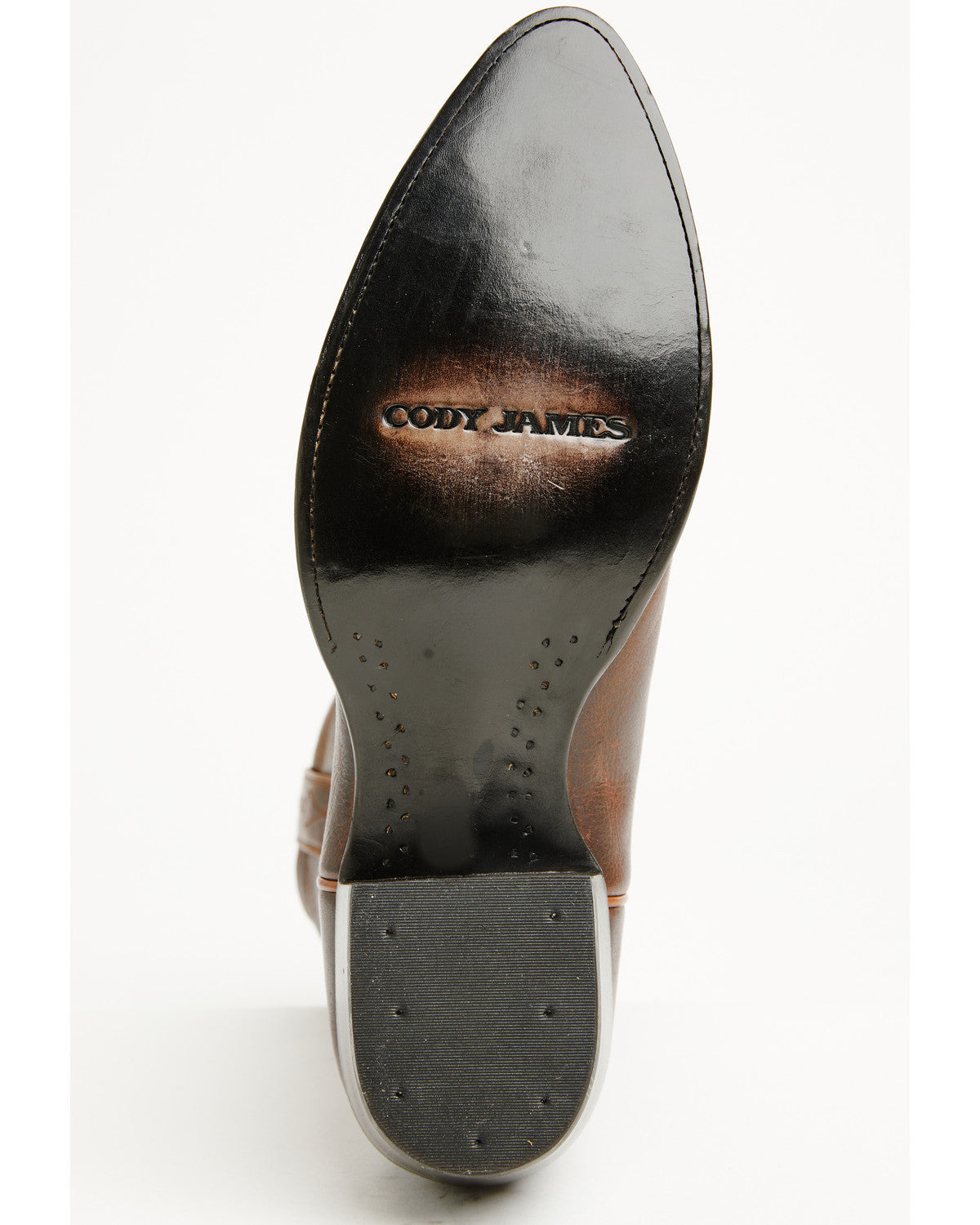 Men's Roland Western Boots - Round Toe Brown
