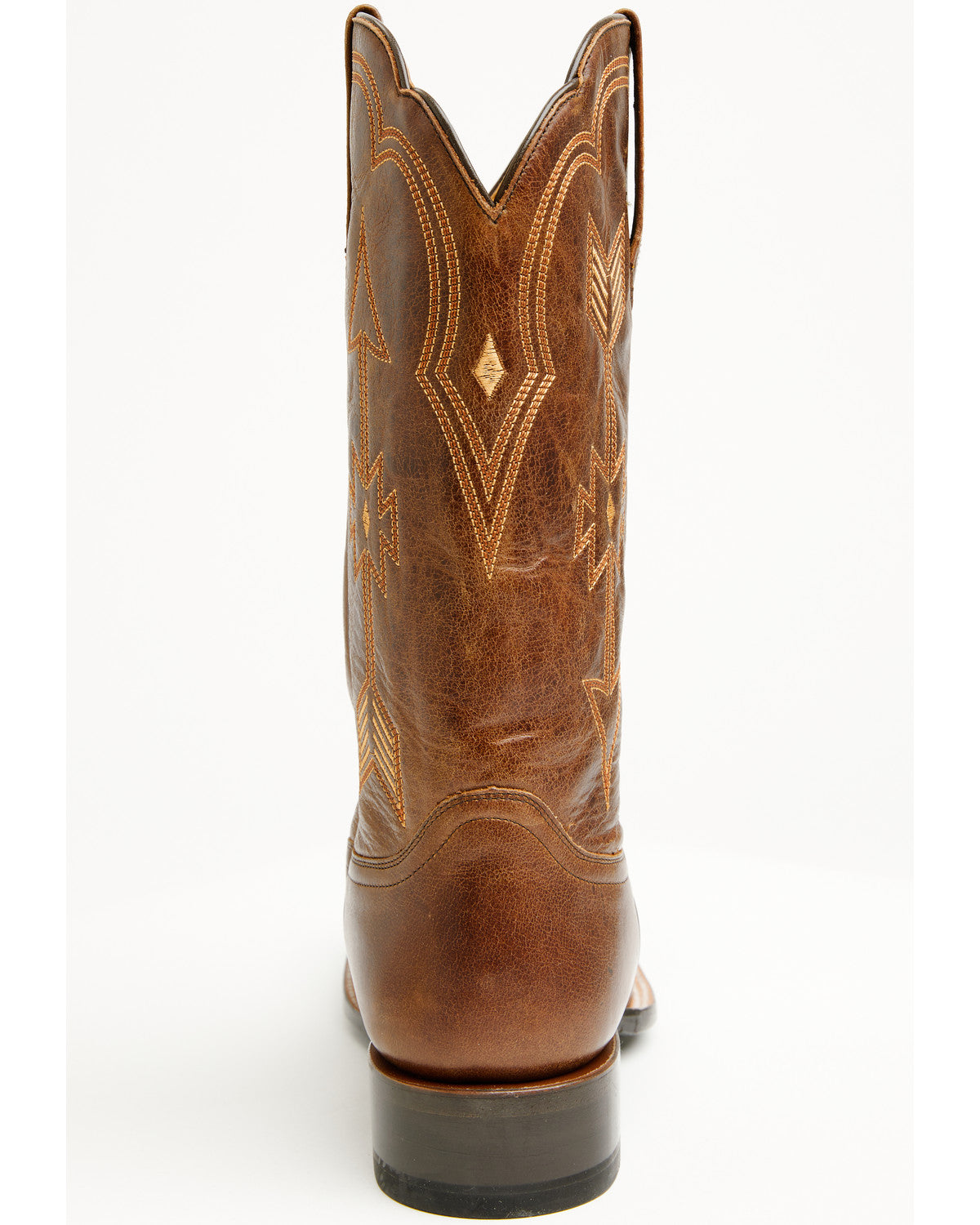 Men's Peacemaker Western Boots - Broad Square Toe Brown
