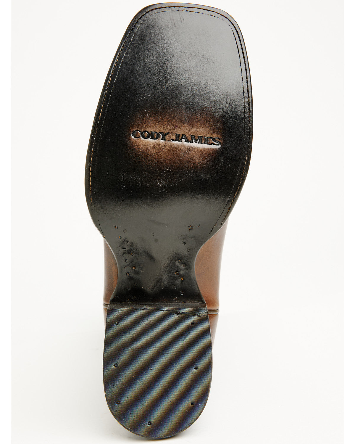 Men's Peacemaker Western Boots - Broad Square Toe Brown