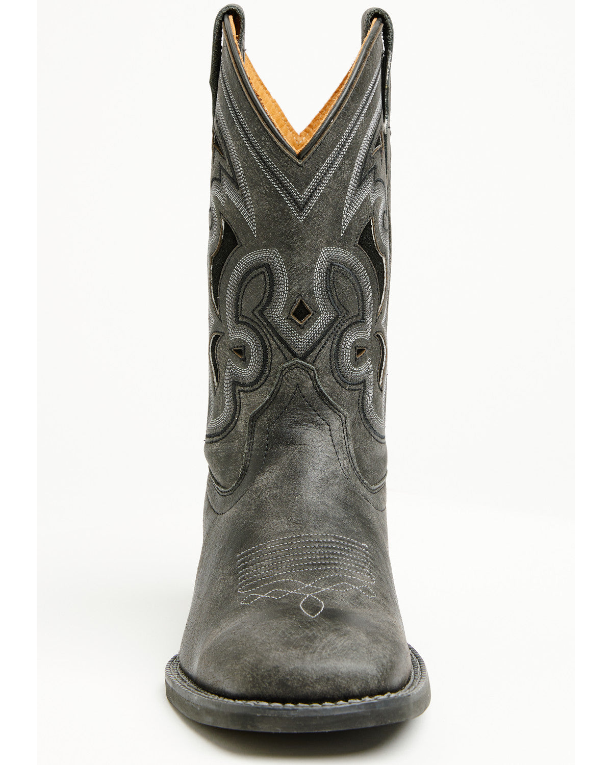 Ace™ Nixon Performance Western Boots - Broad Square Toe Black