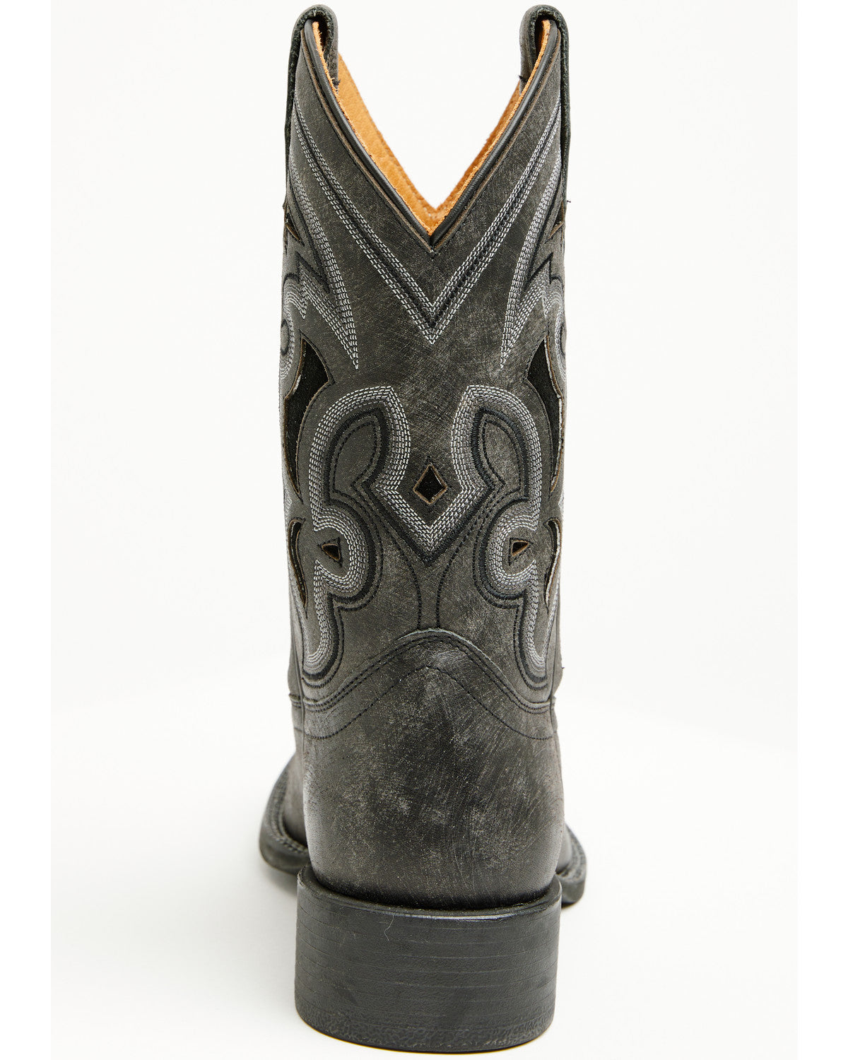 Ace™ Nixon Performance Western Boots - Broad Square Toe Black