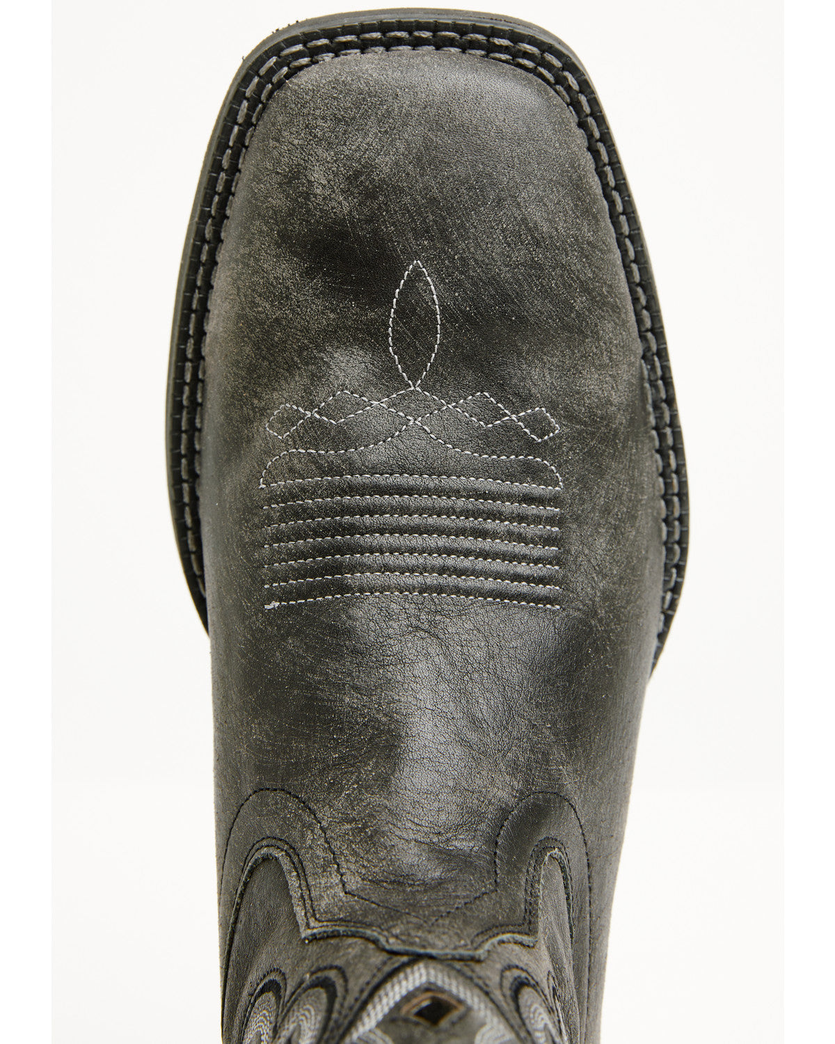 Ace™ Nixon Performance Western Boots - Broad Square Toe Black