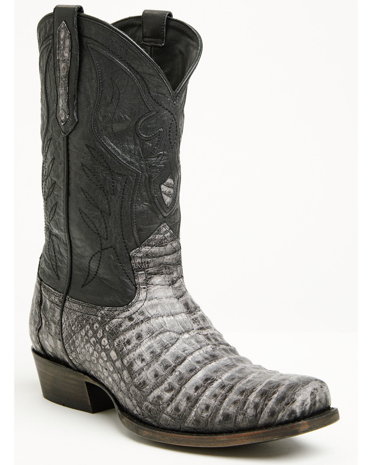 Black 1978® Men's The Porter Exotic Caiman Belly Western Bo Black