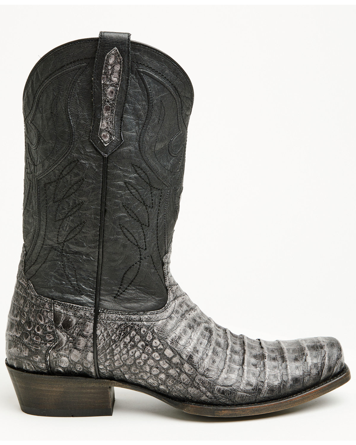 Black 1978® Men's The Porter Exotic Caiman Belly Western Bo Black