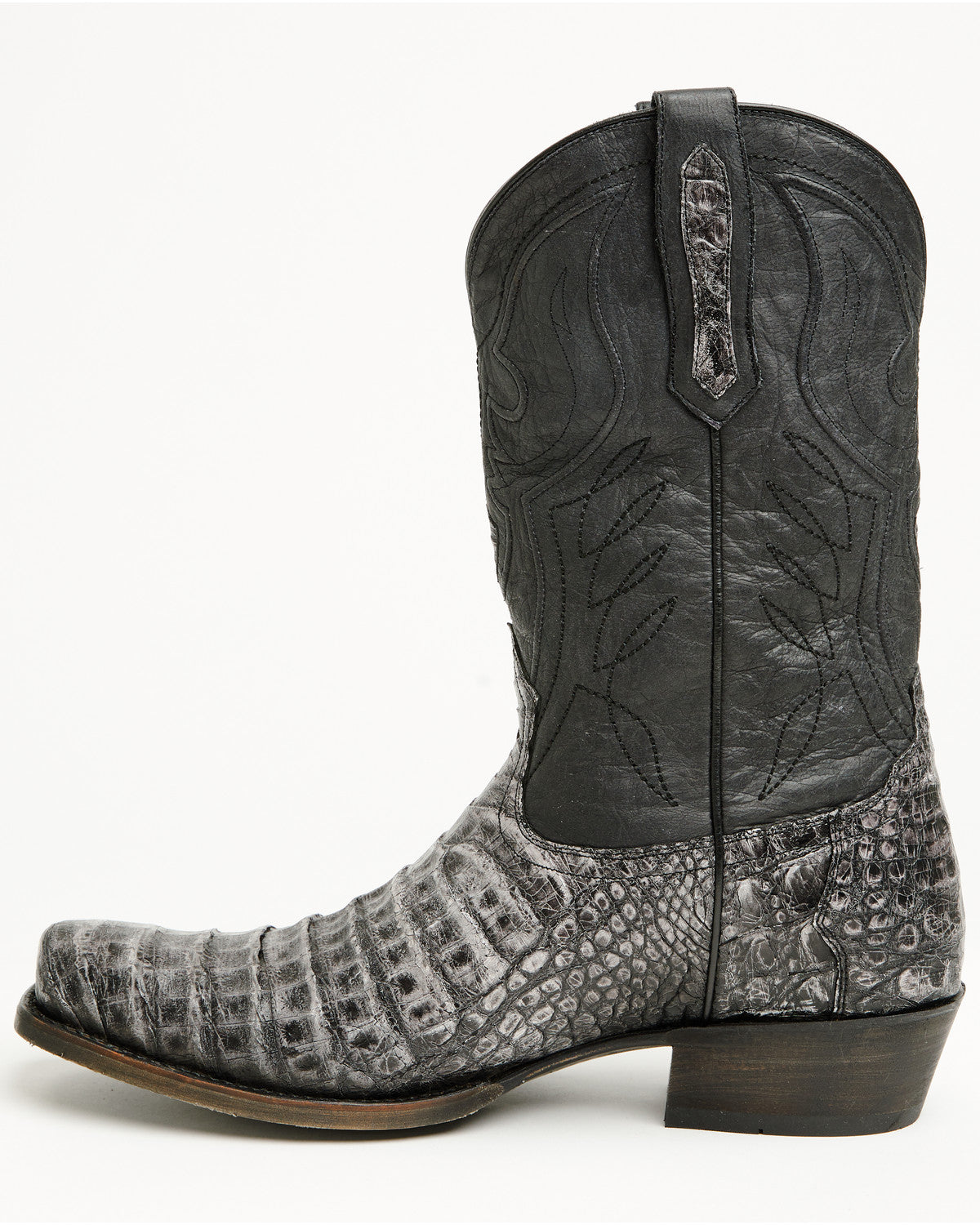 Black 1978® Men's The Porter Exotic Caiman Belly Western Bo Black