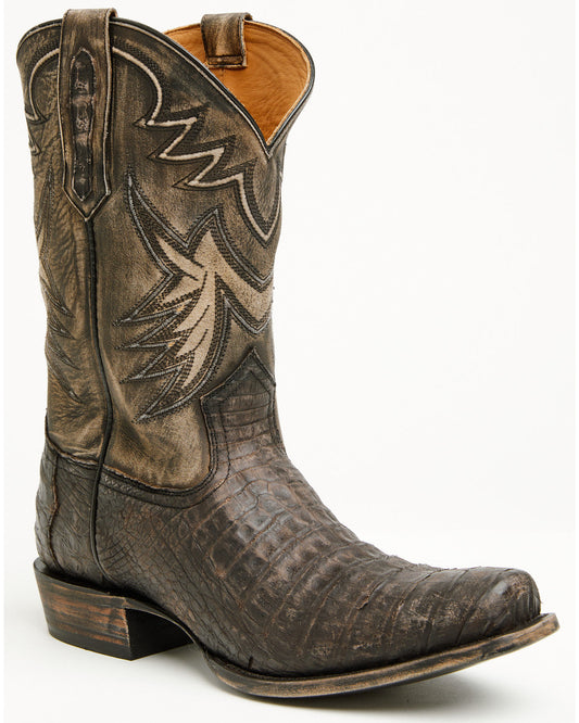 Black 1978® Men's The Alston Exotic Caiman Belly Western Bo Brown