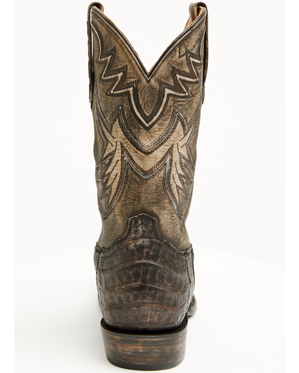 Black 1978® Men's The Alston Exotic Caiman Belly Western Bo Brown