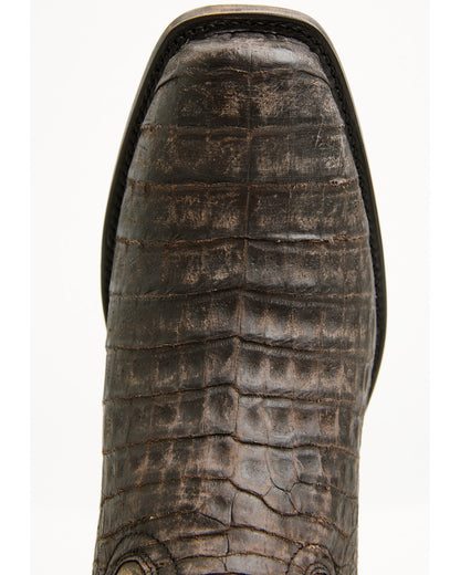 Black 1978® Men's The Alston Exotic Caiman Belly Western Bo Brown