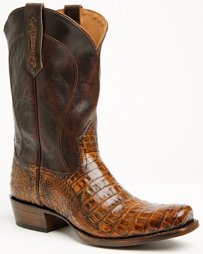 Black 1978® Men's The Mason Exotic Caiman Western Boots - S Brown